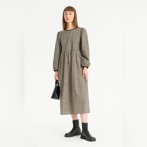 Olive Clothing Lili Check Long Dress OS